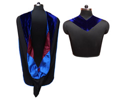 Bachelors Hood - VELVET, POLYESTER AND SATIN