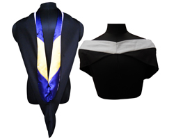 Bachelors Hood - VELVET, POLYESTER AND SATIN